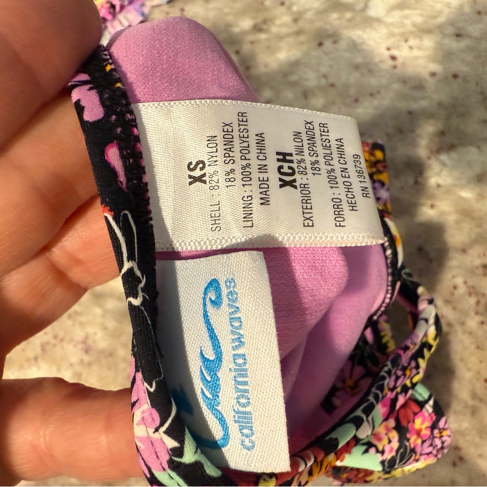 California Waves Multicolor Bikini Bottom